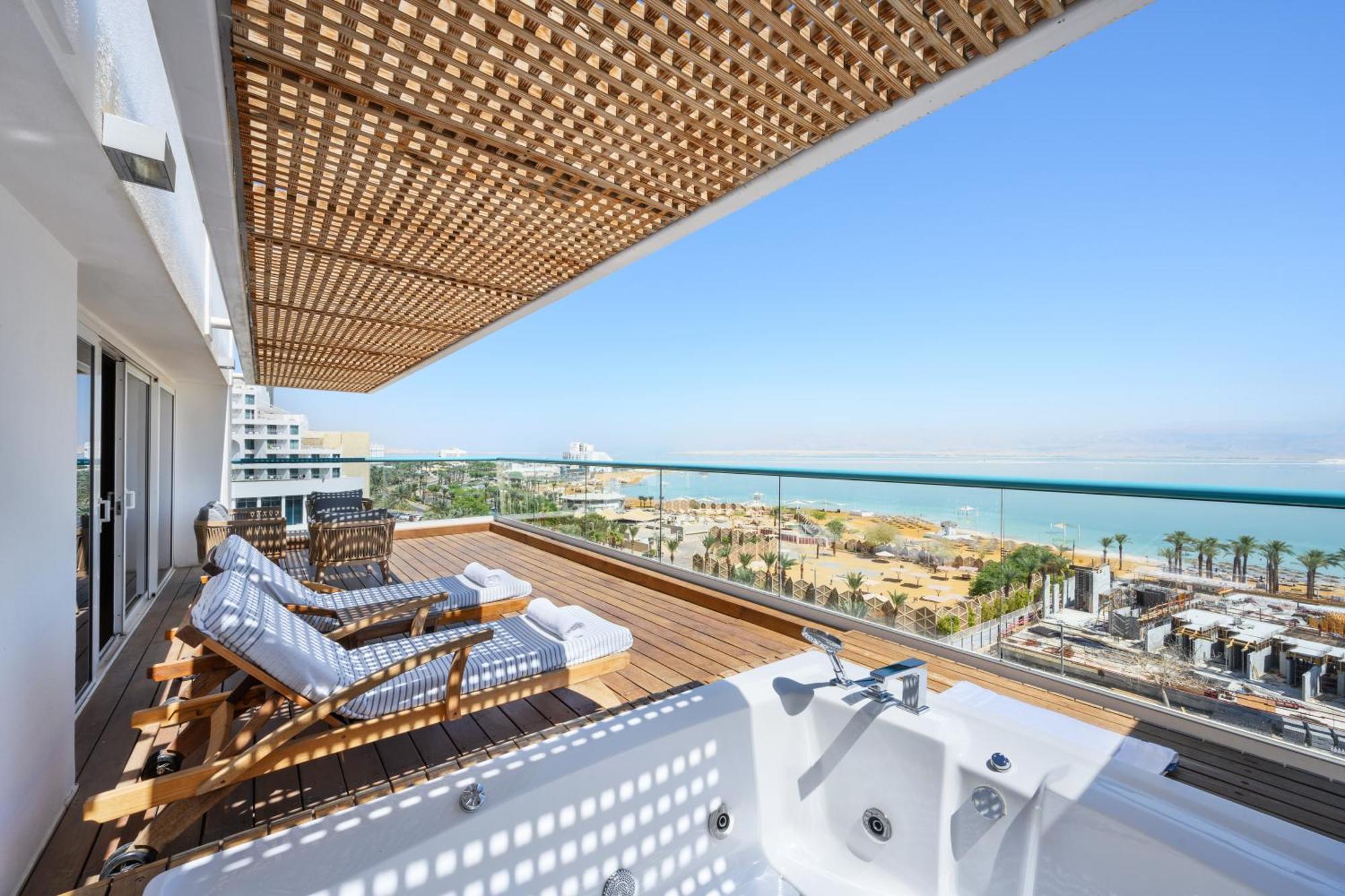 Nevo By Isrotel Collection Én-Bokek Kültér fotó View from the rooftop